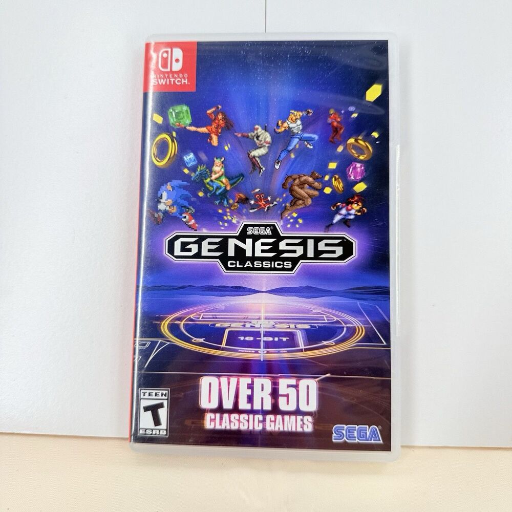 SEGA Genesis Classics - Nintendo Switch NO GAME CASE ONLY